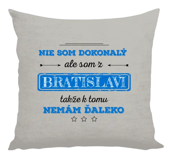 Vankúš Nie som dokonalý, ale som z ...