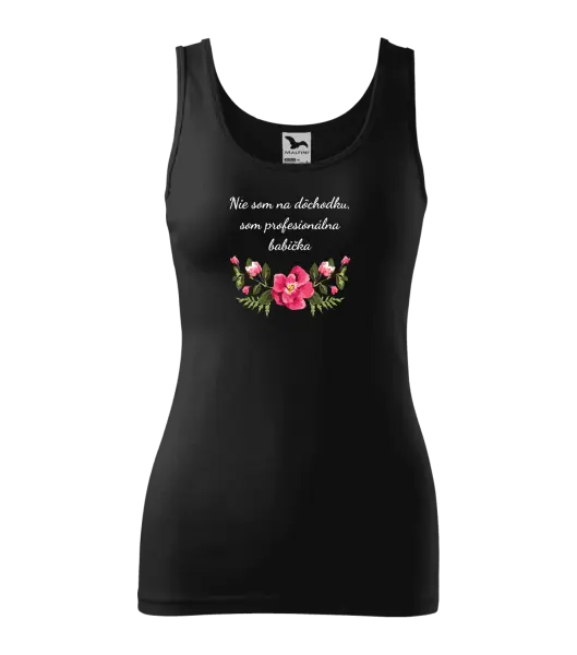 Dámske tielko Nie som na dôchodku, som profesionálna babička