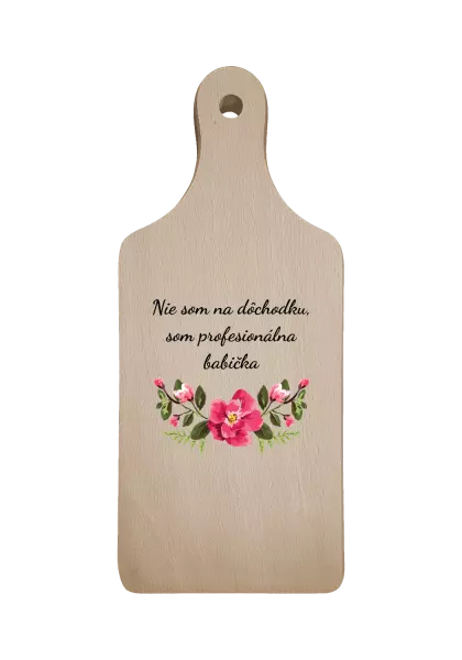 Doštička Nie som na dôchodku, som profesionálna babička