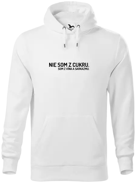 Pánska mikina Nie som z cukru. Som z vína a sarkazmu.