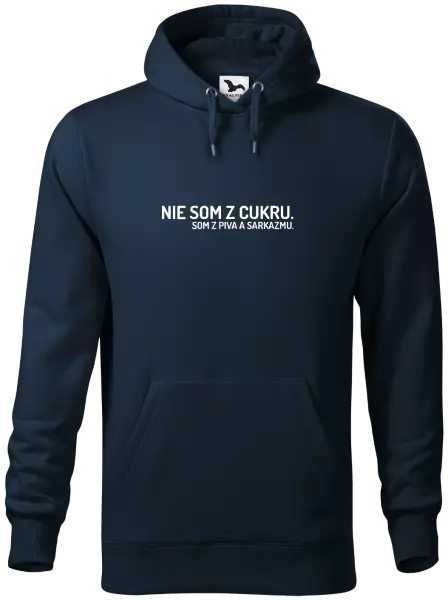 Pánska mikina Nie som z cukru. Som z piva a sarkazmu.