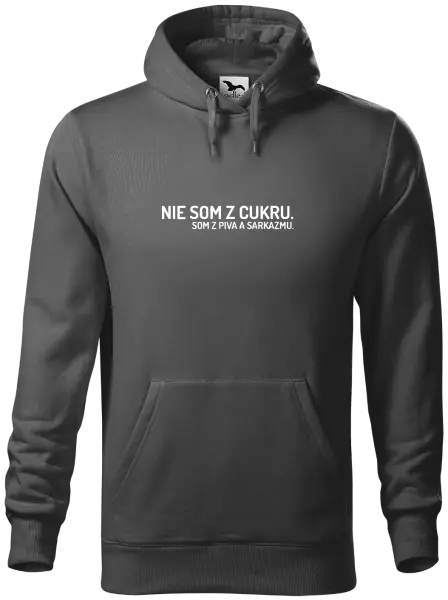 Pánska mikina Nie som z cukru. Som z piva a sarkazmu.