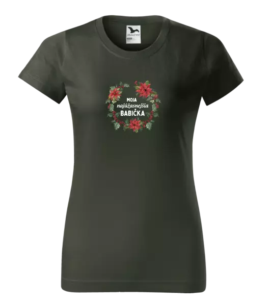 Dámske tričko Najúžasnejšia babička