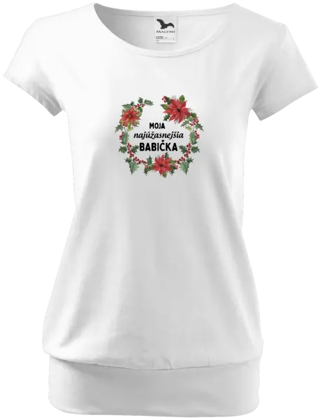 Dámske tričko Najúžasnejšia babička