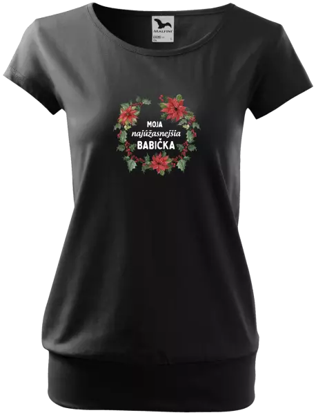 Dámske tričko Najúžasnejšia babička
