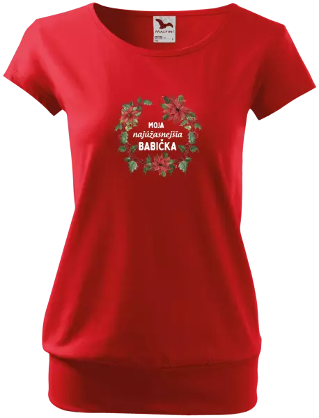 Dámske tričko Najúžasnejšia babička