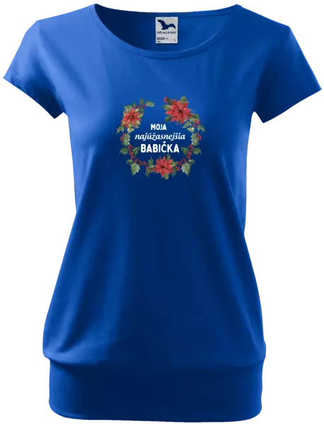 Dámske tričko Najúžasnejšia babička