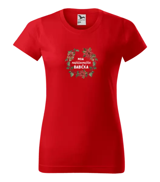 Dámske tričko Najúžasnejšia babička