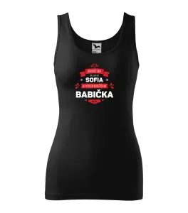 Dámske tielko Niektorí ľudia ma oslovujú menom, ale pre najbližších som babička