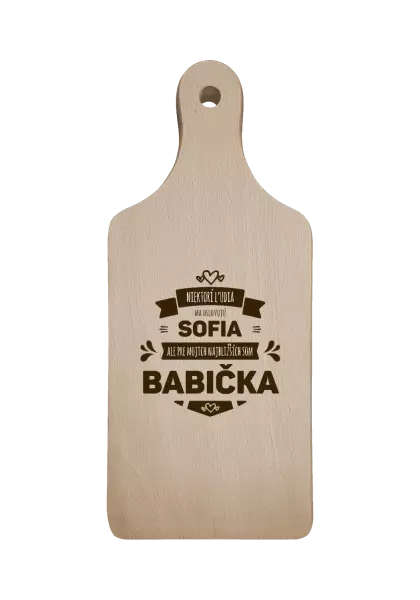 Doštička Niektorí ľudia ma oslovujú menom, ale pre najbližších som babička