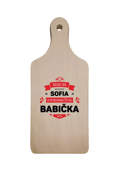 Doštička Niektorí ľudia ma oslovujú menom, ale pre najbližších som babička