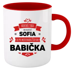 Hrnček  Niektorí ľudia ma oslovujú menom, ale pre najbližších som babička