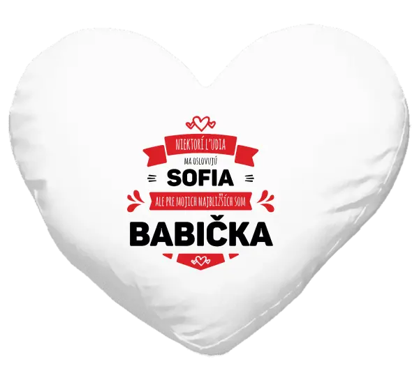 Vankúš Niektorí ľudia ma oslovujú menom, ale pre najbližších som babička