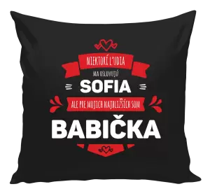 Vankúš Niektorí ľudia ma oslovujú menom, ale pre najbližších som babička