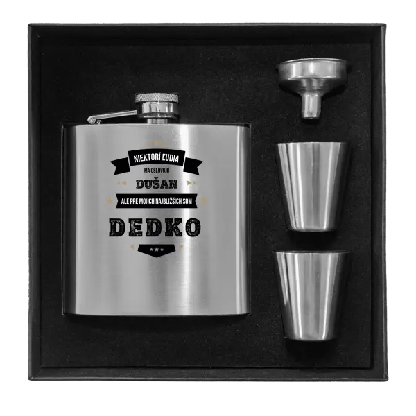 Ploskačka v krabičke Niektorí ľudia ma oslovujú menom, pre mojich najbližšich som dedko