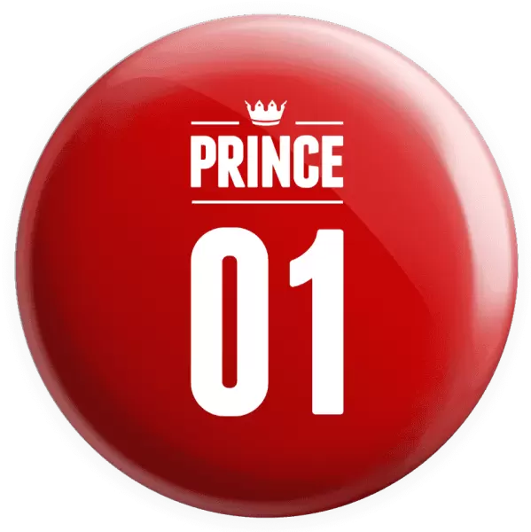 Placka Prince s vlastním číslem