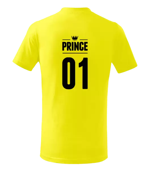 Dětské tričko Prince s vlastním číslem