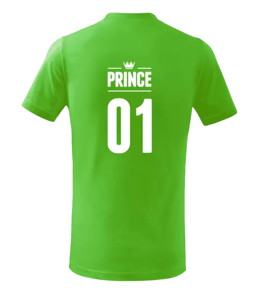 Dětské tričko Prince s vlastním číslem