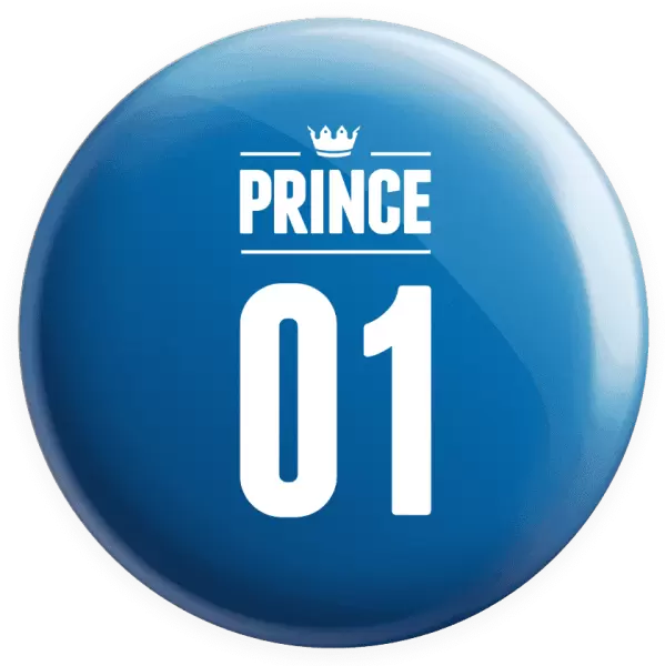 Placka Prince s vlastním číslem