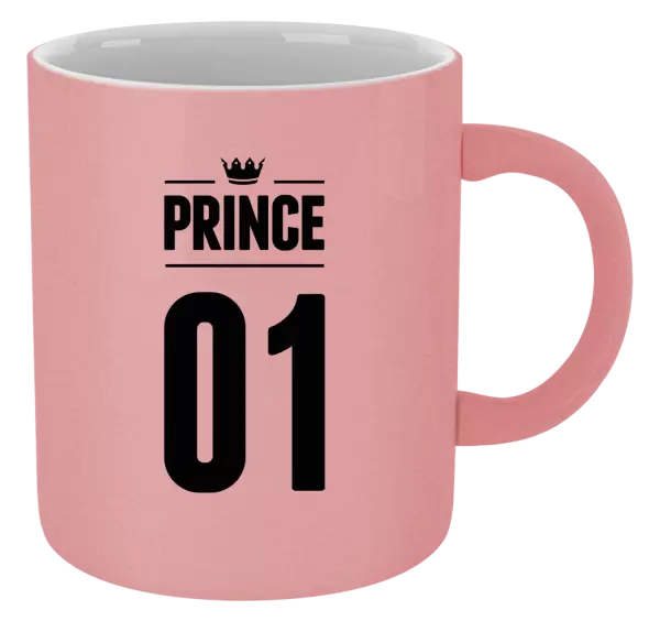 Metalický hrnek Prince s vlastním číslem