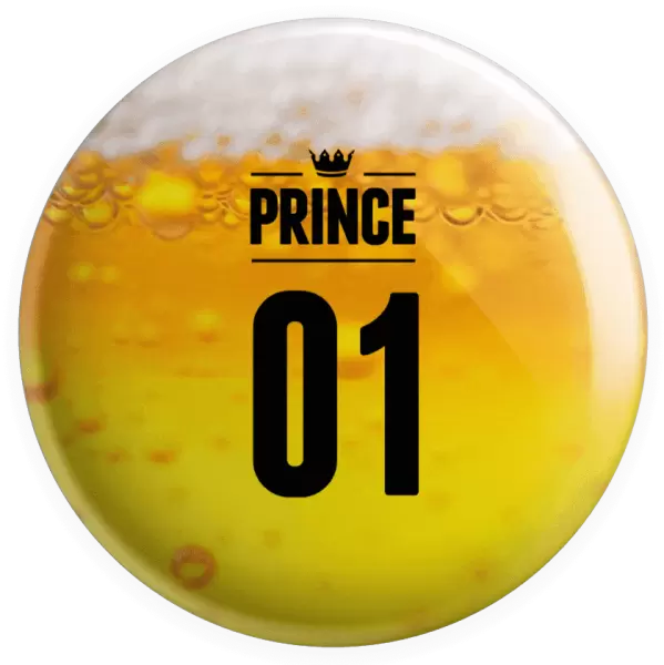 Placka Prince s vlastním číslem