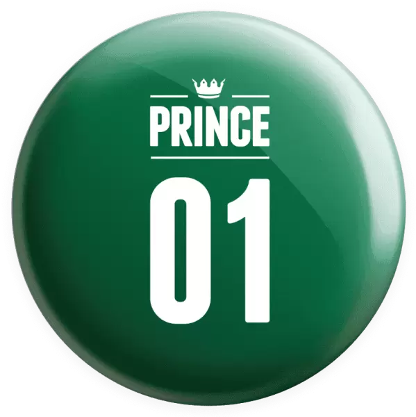 Placka Prince s vlastním číslem