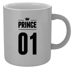 Metalický hrnek Prince s vlastním číslem