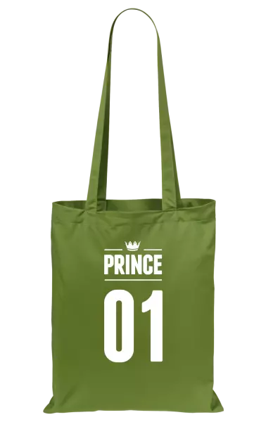 Látková taška Prince s vlastním číslem