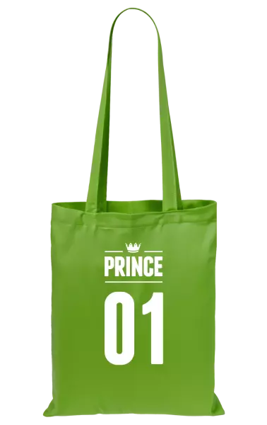 Látková taška Prince s vlastním číslem