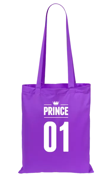 Látková taška Prince s vlastním číslem
