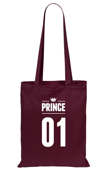 Látková taška Prince s vlastním číslem