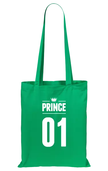 Látková taška Prince s vlastním číslem