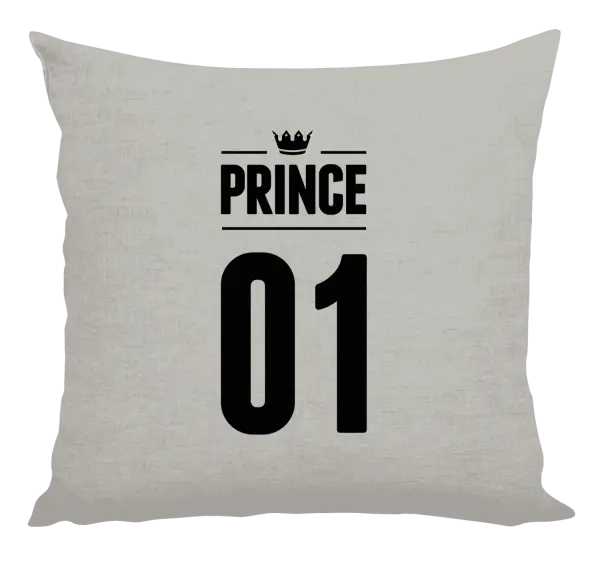 Polštář Prince s vlastním číslem