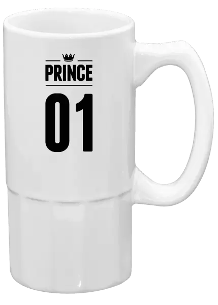 Půllitr Prince s vlastním číslem