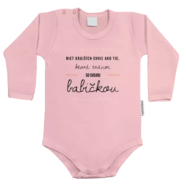 Detské body Niet krajších chviľ ako tie, ktoré trávim so svojou babičkou