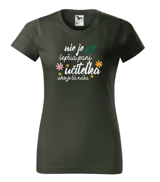 Dámske tričko Nie je lepšia pani učiteľka