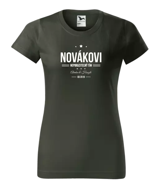 Dámske tričko Neporaziteľný tím