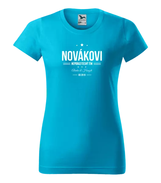 Dámske tričko Neporaziteľný tím