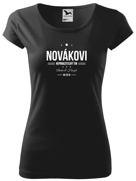 Dámske tričko Neporaziteľný tím