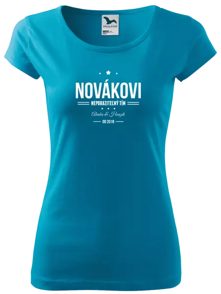 Dámske tričko Neporaziteľný tím