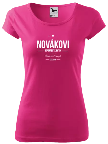 Dámske tričko Neporaziteľný tím