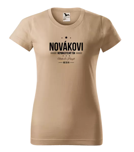 Dámske tričko Neporaziteľný tím