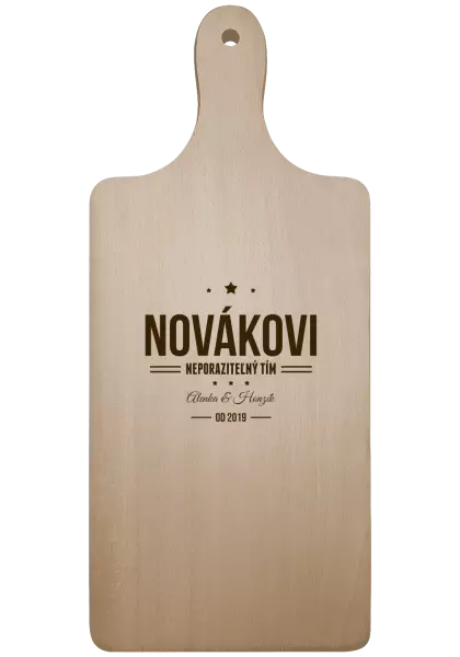 Doštička Neporaziteľný tím