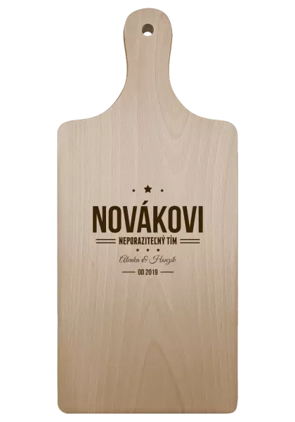 Doštička Neporaziteľný tím