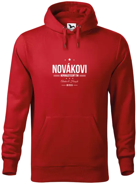 Pánska mikina Neporaziteľný tím