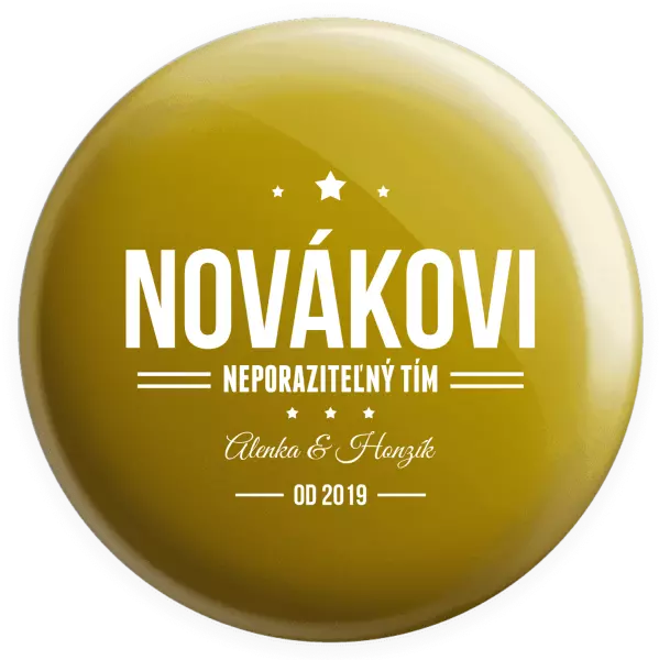 Placka Neporaziteľný tím