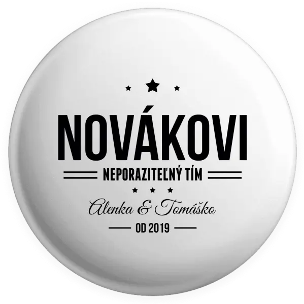 Placka Neporaziteľný tím