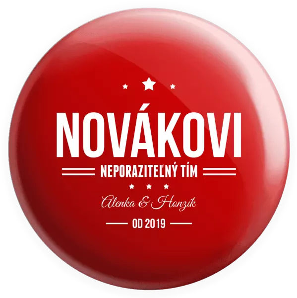 Placka Neporaziteľný tím