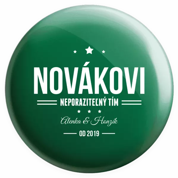 Placka Neporaziteľný tím