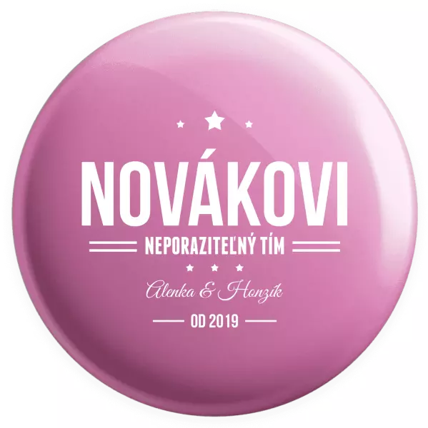 Placka Neporaziteľný tím